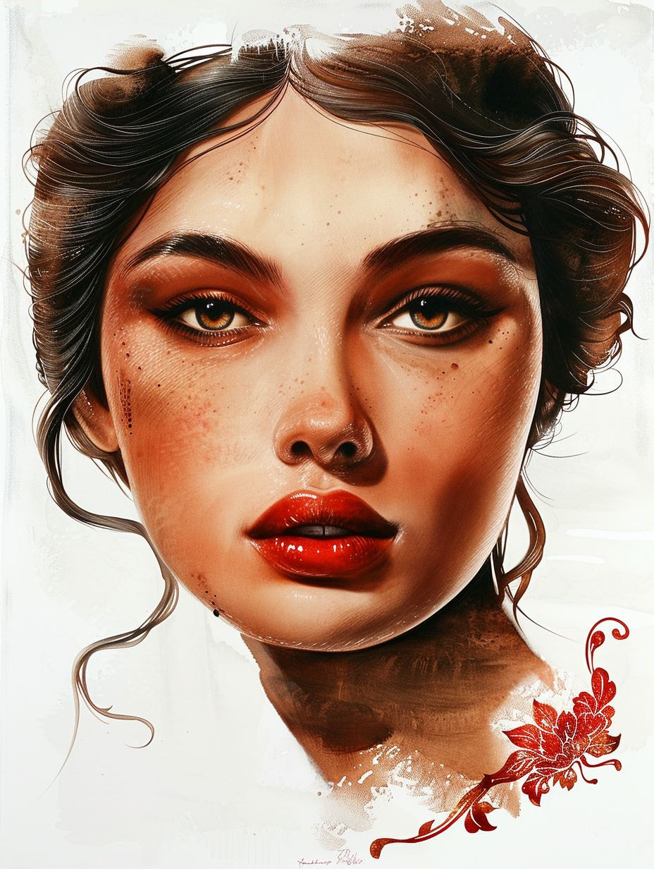 Timeless Elegance in Digital Portraiture - Image 3