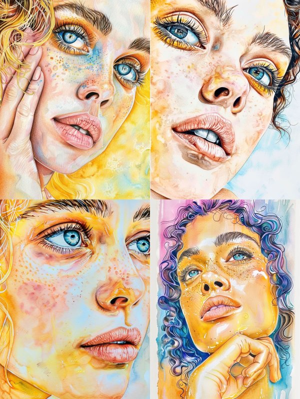 Ethereal Portraits in Vivid Color