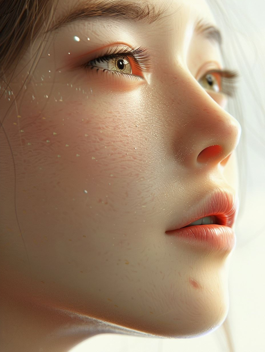 Serene Porcelain Gaze - Image 4