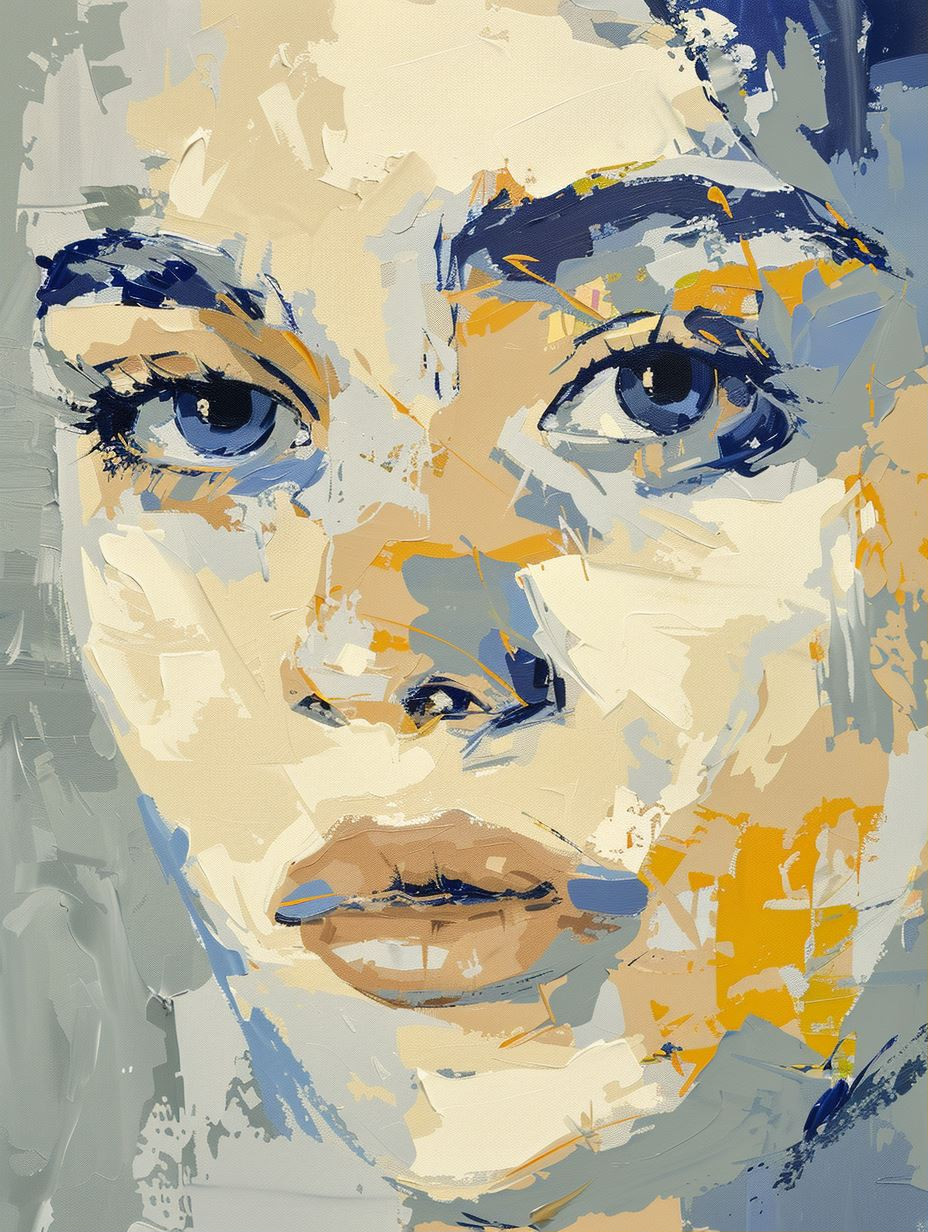 Abstract Palette Portrait - Image 1