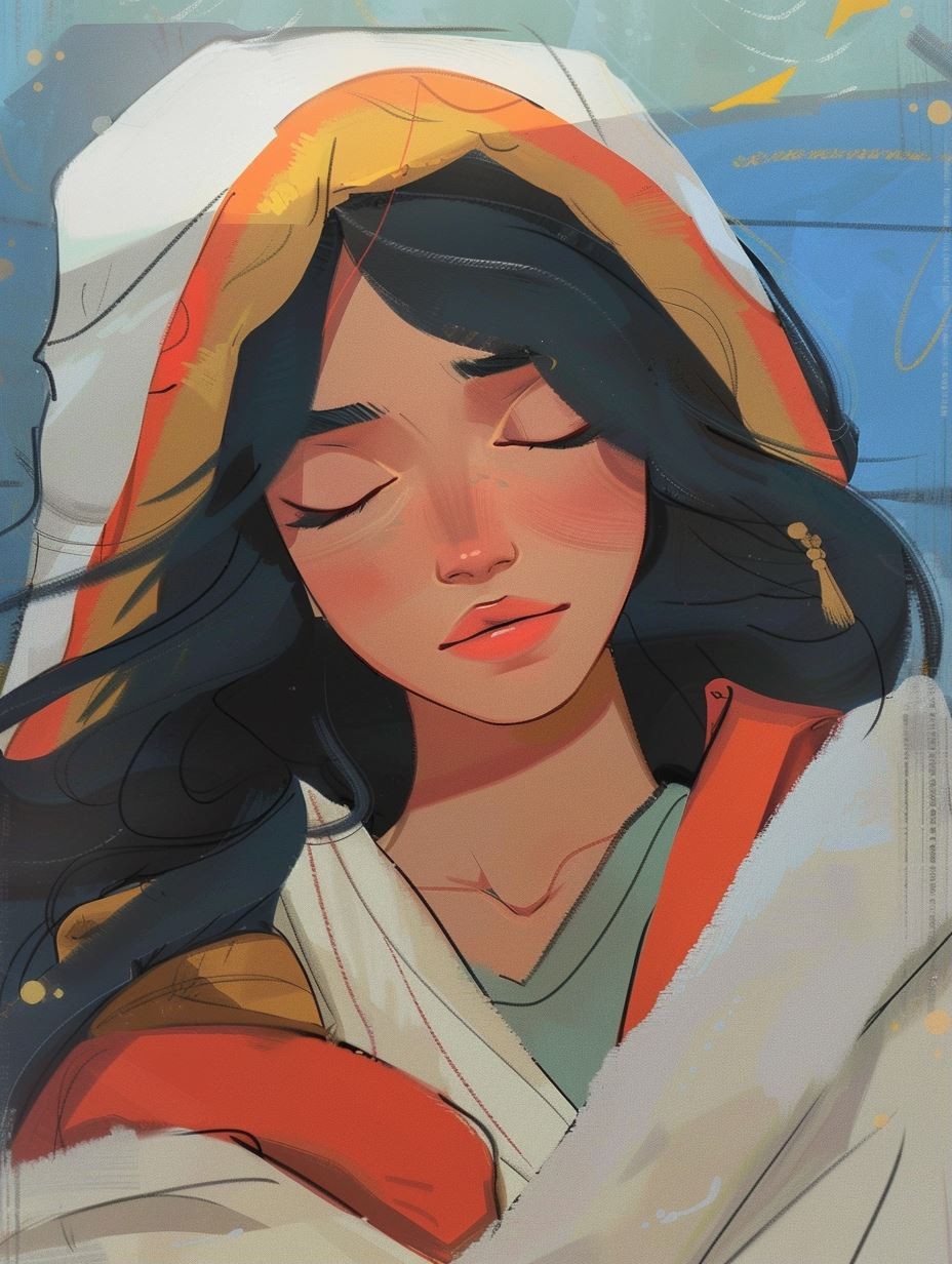 Serene Dream of Golden Light - Image 1