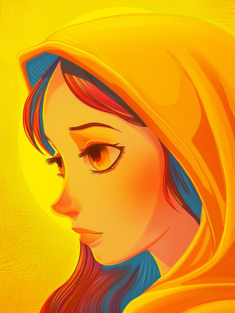 Golden Hues of Digital Femininity - Image 1