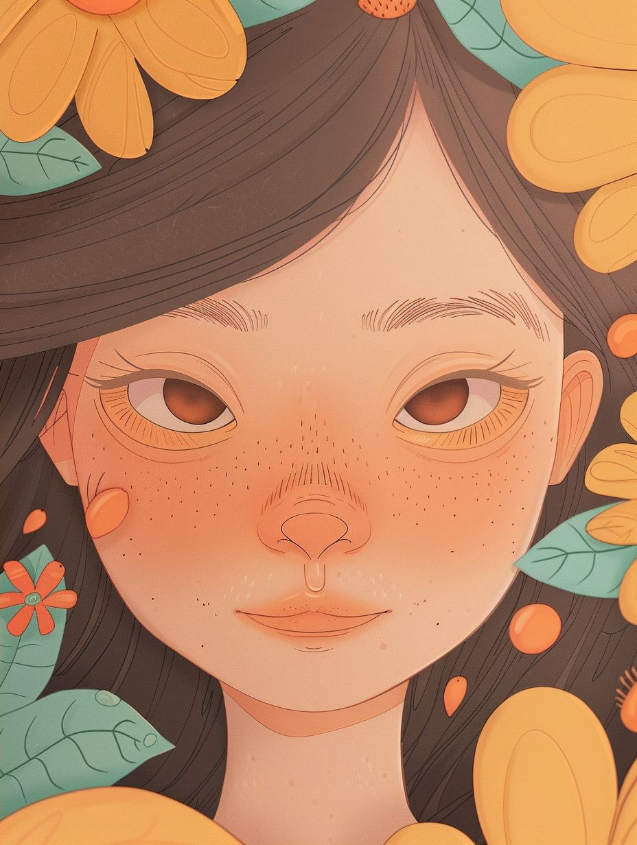 Soft Pastel Emotional Portraits - Image 2