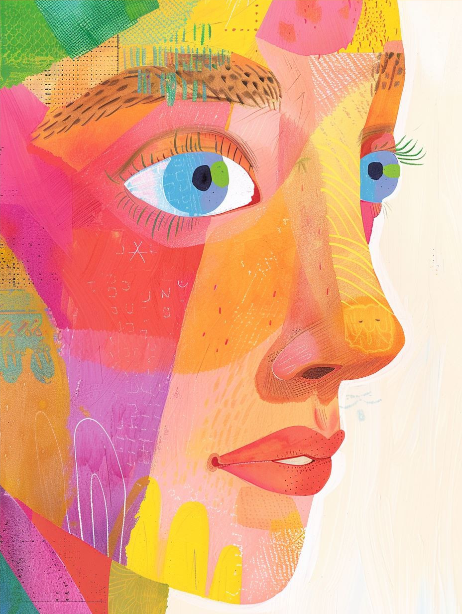 Vibrant Prism Portrait Art - Image 4