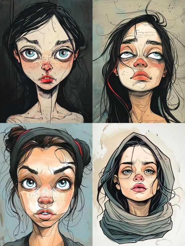 Soulful Gazes: A Study in Expression