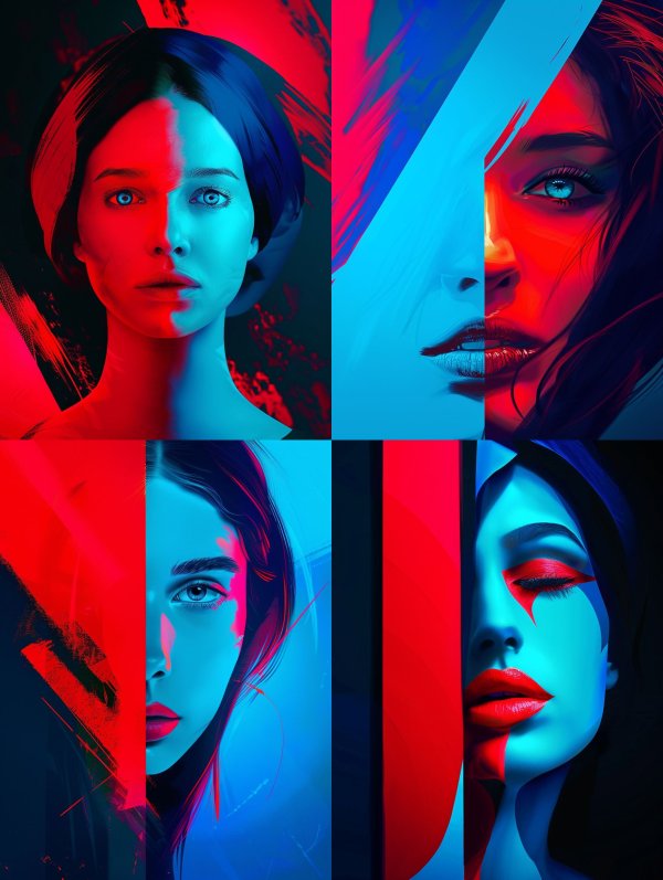 Crimson and Cobalt Visions