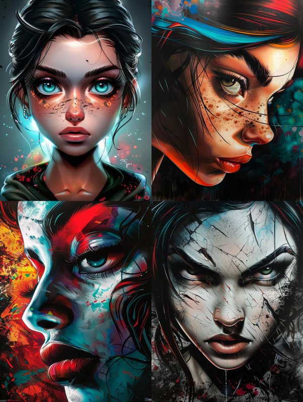 Prismatic Portraits of Digital Soul