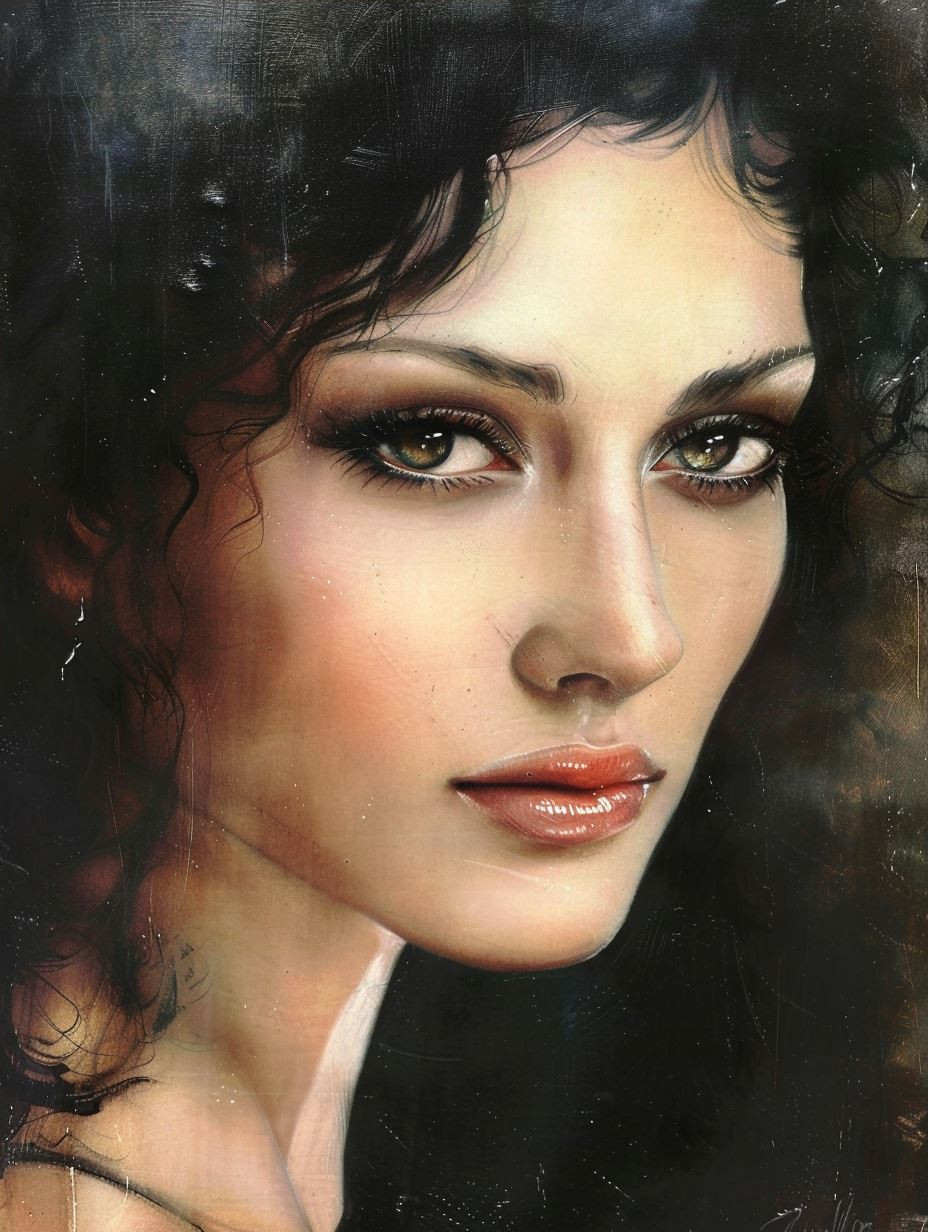 Ethereal Dark Portraiture Study - Image 4