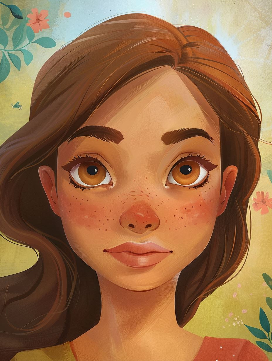 Whimsical Portraits of Freckled Girls - Image 1