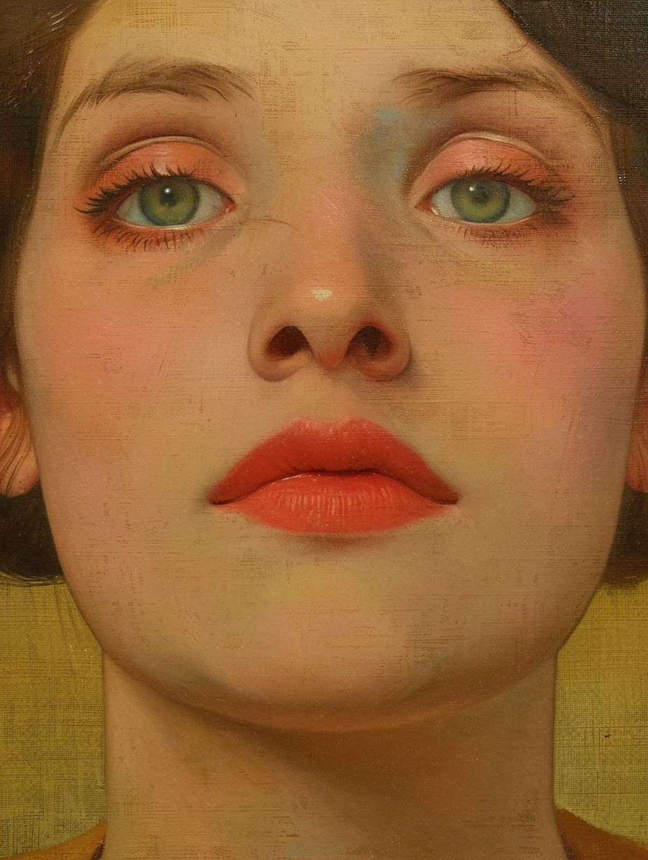Ethereal Gazes in Classical Oil Style - Image 3