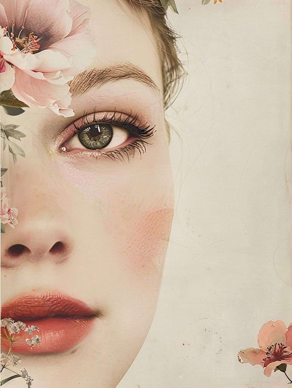 Ethereal Floral Portraits Collage - Image 4