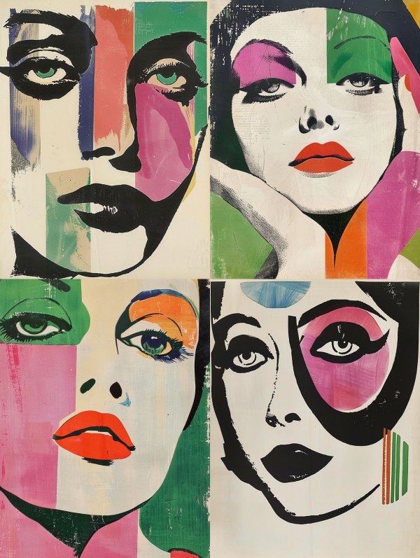 Abstract Prism Portraiture Study