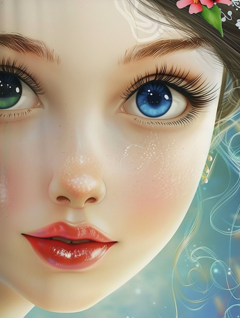 Ethereal Digital Portraiture Collection - Image 1