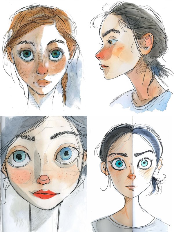 Whispers of the Soul Portrait Studies