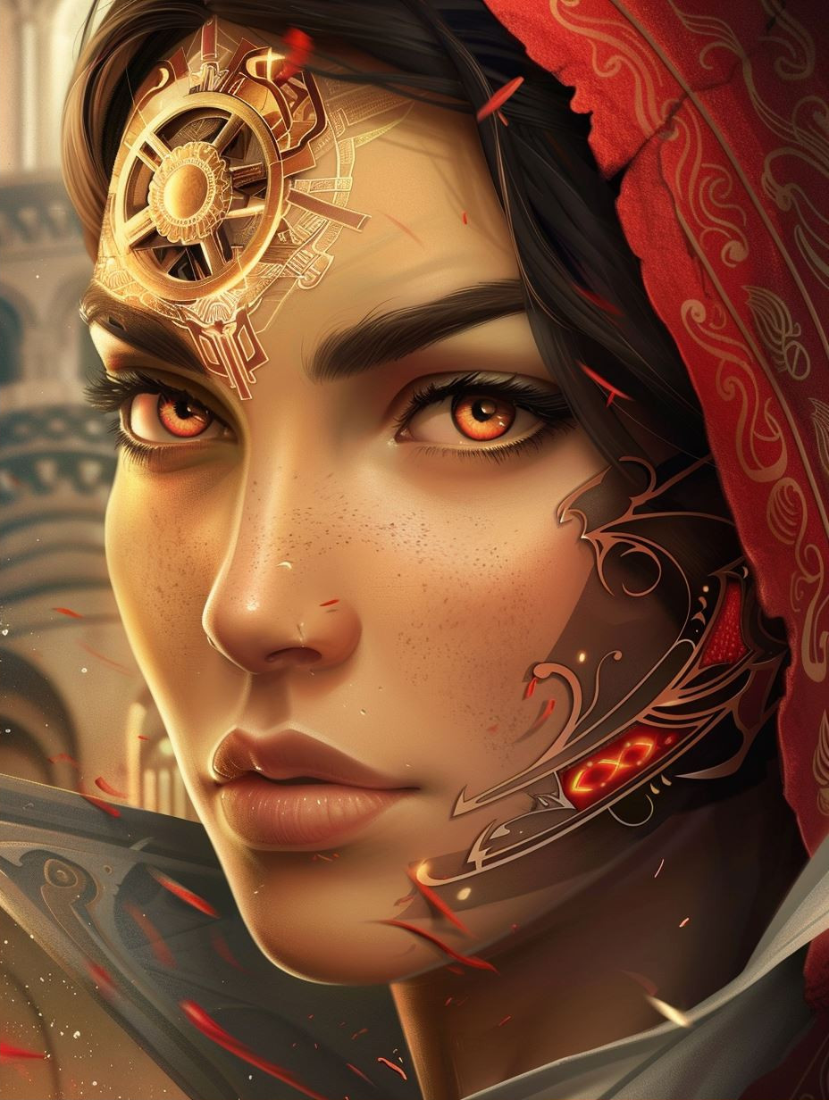 Mystic Desert Warrior Portraits - Image 2