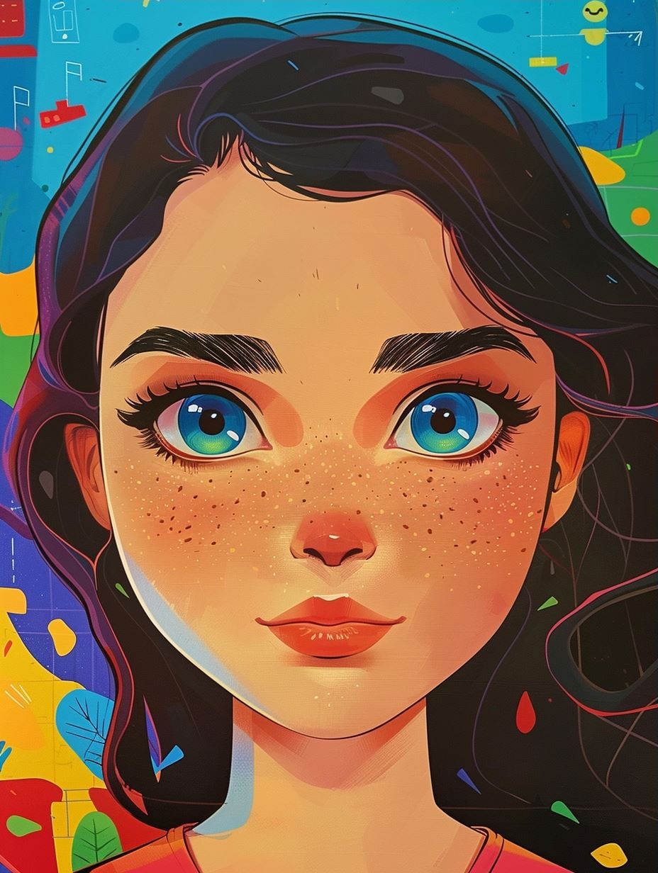 Vibrant Pop Art Dreamscape - Image 3