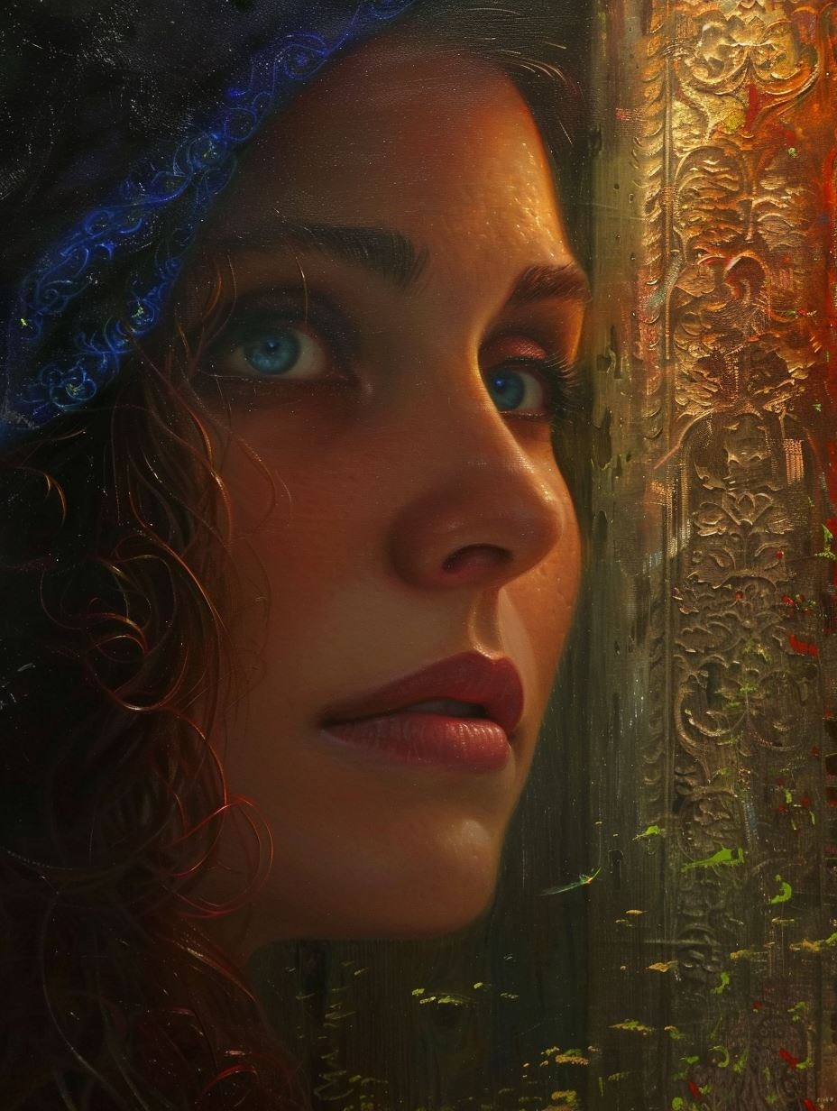 Mystic Golden Ethereal Portraits - Image 3