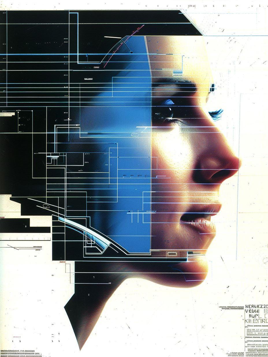 Digital Soul Glitch Portrait - Image 4
