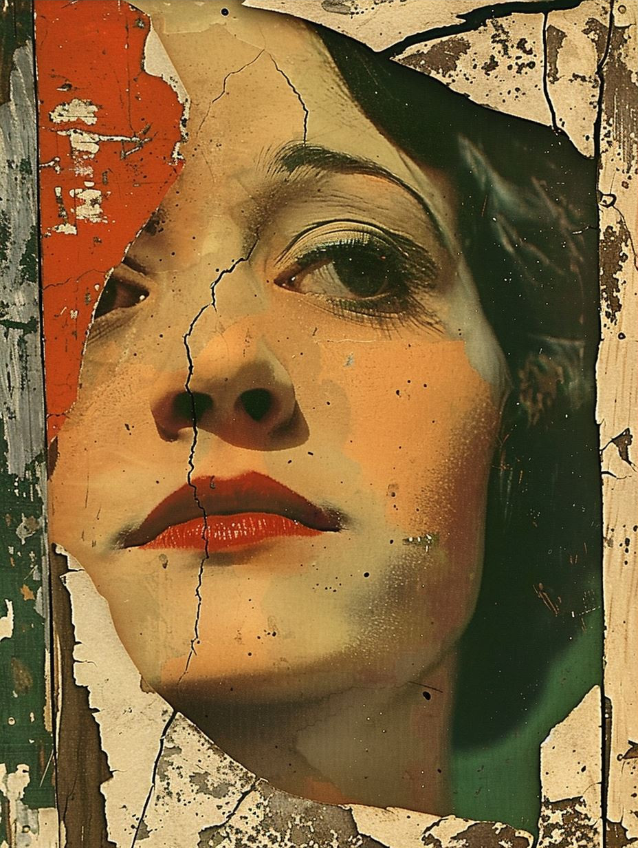 Fragmented Gaze of Cracked Oil - Image 3