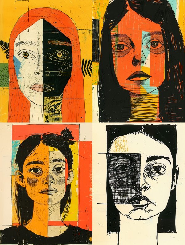 Fragmented Identities in Color