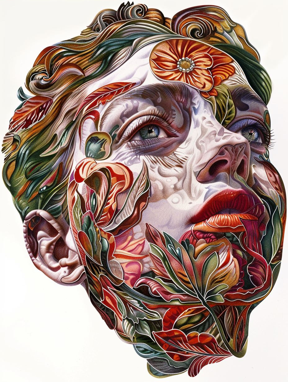 Floral Soul Portrait - Image 3