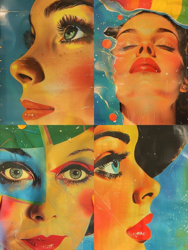 Vibrant Visions of Feminine Beauty