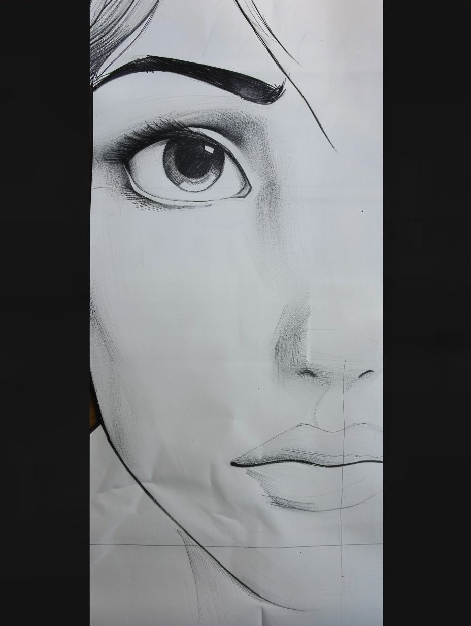 Soulful Gazes in Painted Portraits - Image 4