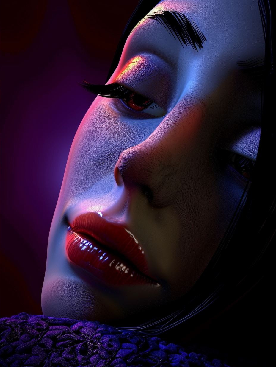 Neon Gothic Ethereal Portraits - Image 2
