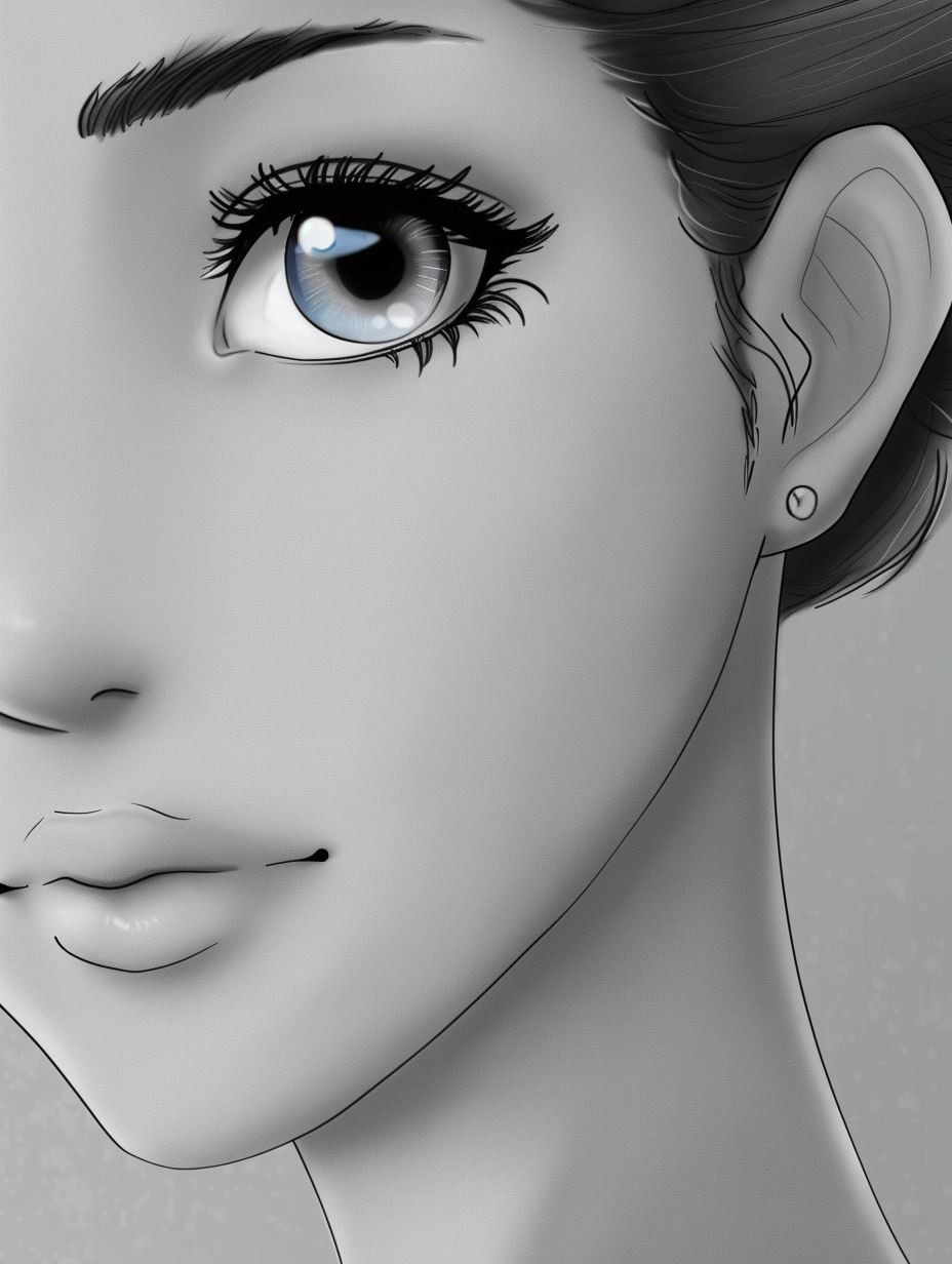Ethereal Visions: Digital Portrait Studies - Image 3