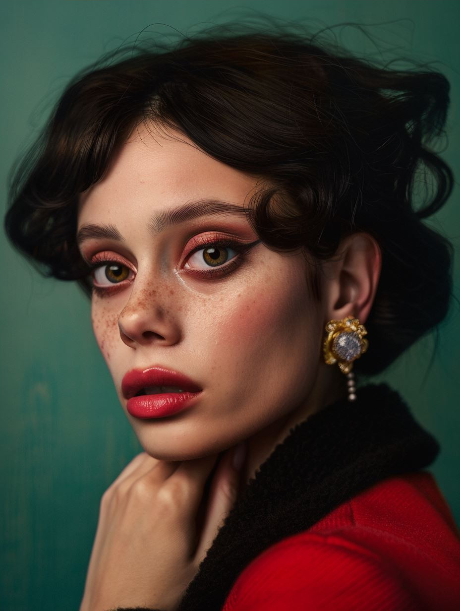 Whimsical Surrealist Portrait Study - Image 4