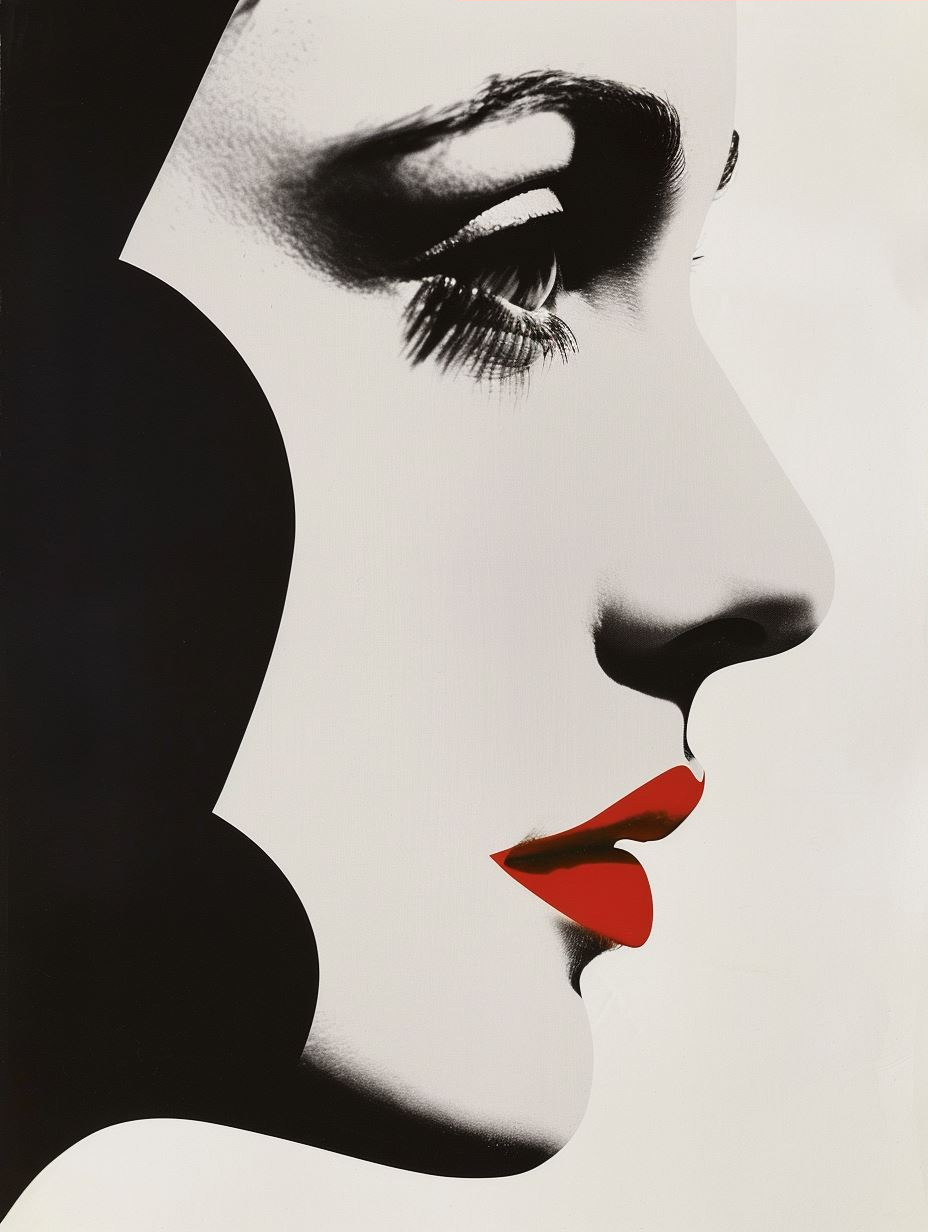 Crimson Gazes: A Study in Contrast - Image 3