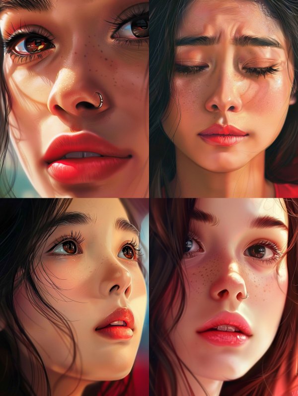 Emotional Spectrum: AI Portrait Study