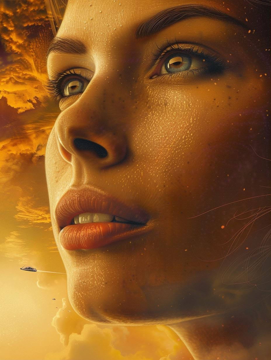 Golden Horizons of a Desert World - Image 1