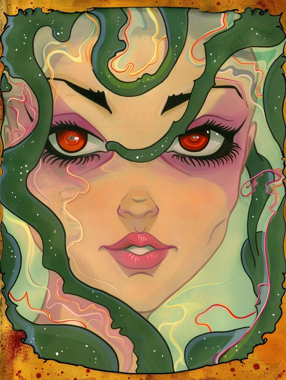 Ethereal Medusa Serpent Gaze