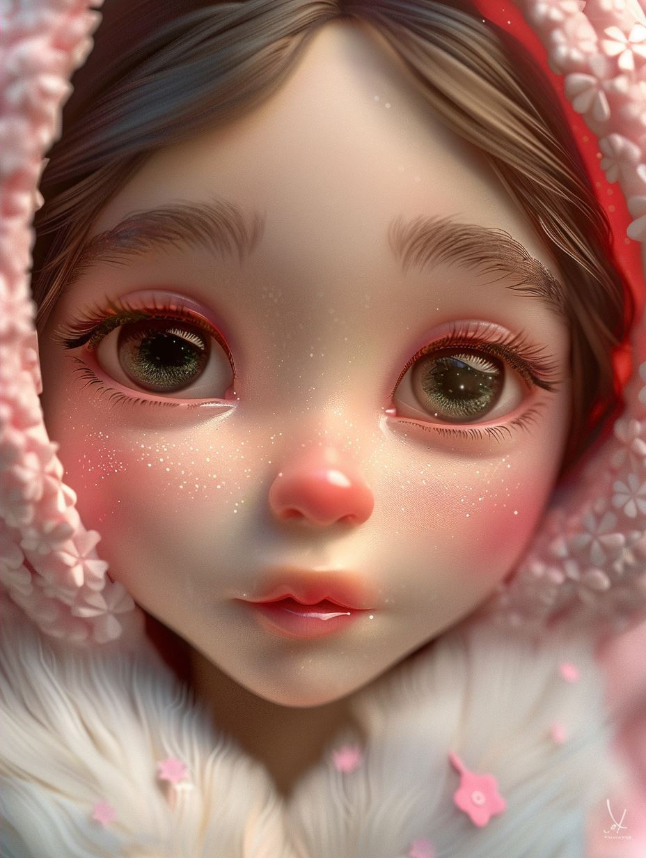 Dreamy Pink Digital Portraits - Image 2