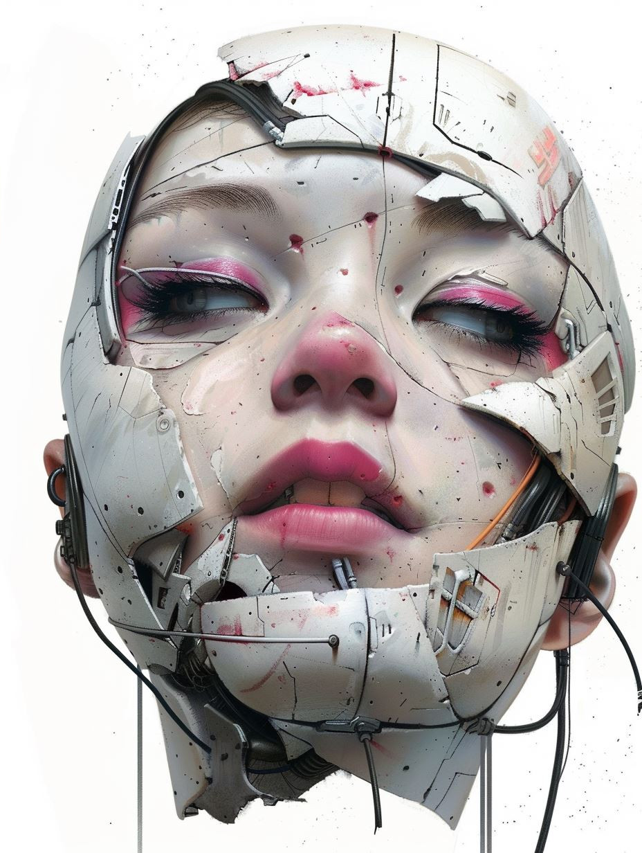 Fragmented Android Soul Portraits - Image 4