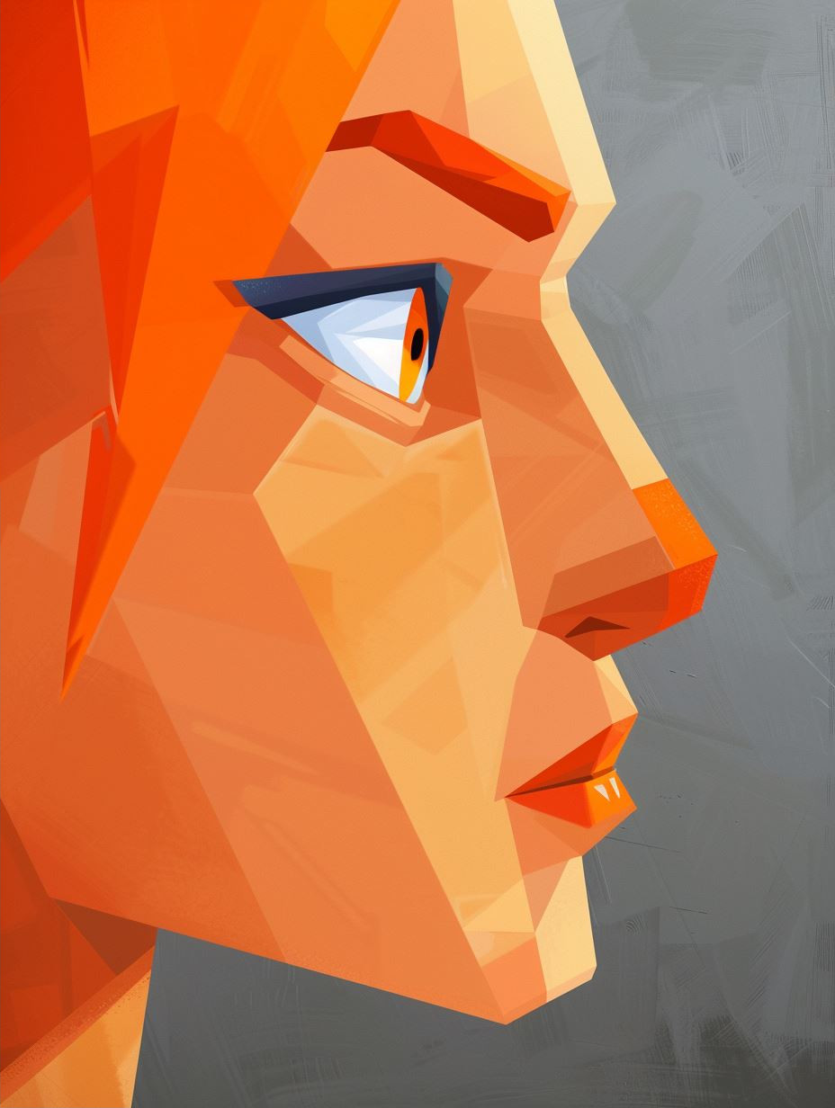 Geometric Amber Glow - Image 2