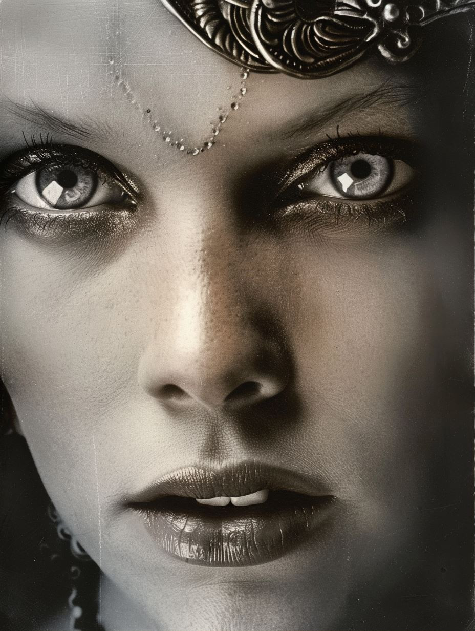 Ethereal Gaze of Timeless Beauty - Image 1