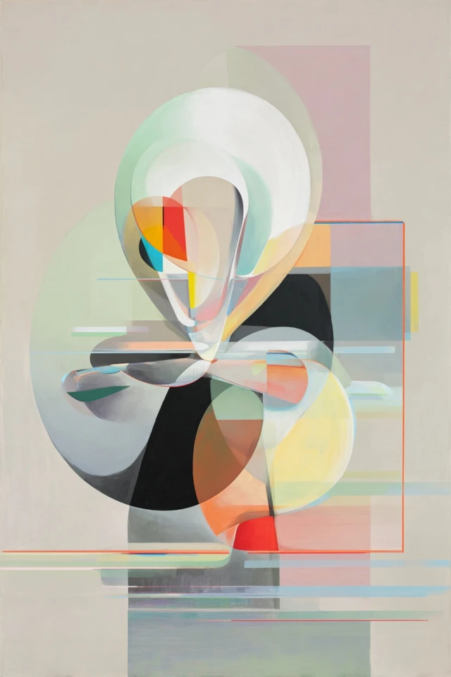 Ethereal Geometric Harmony - Image 1