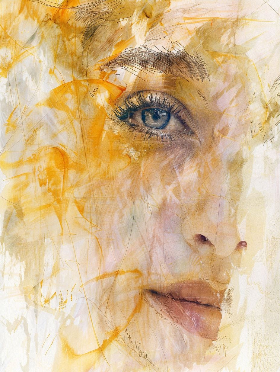 Golden Echoes of a Woman's Soul - Image 3