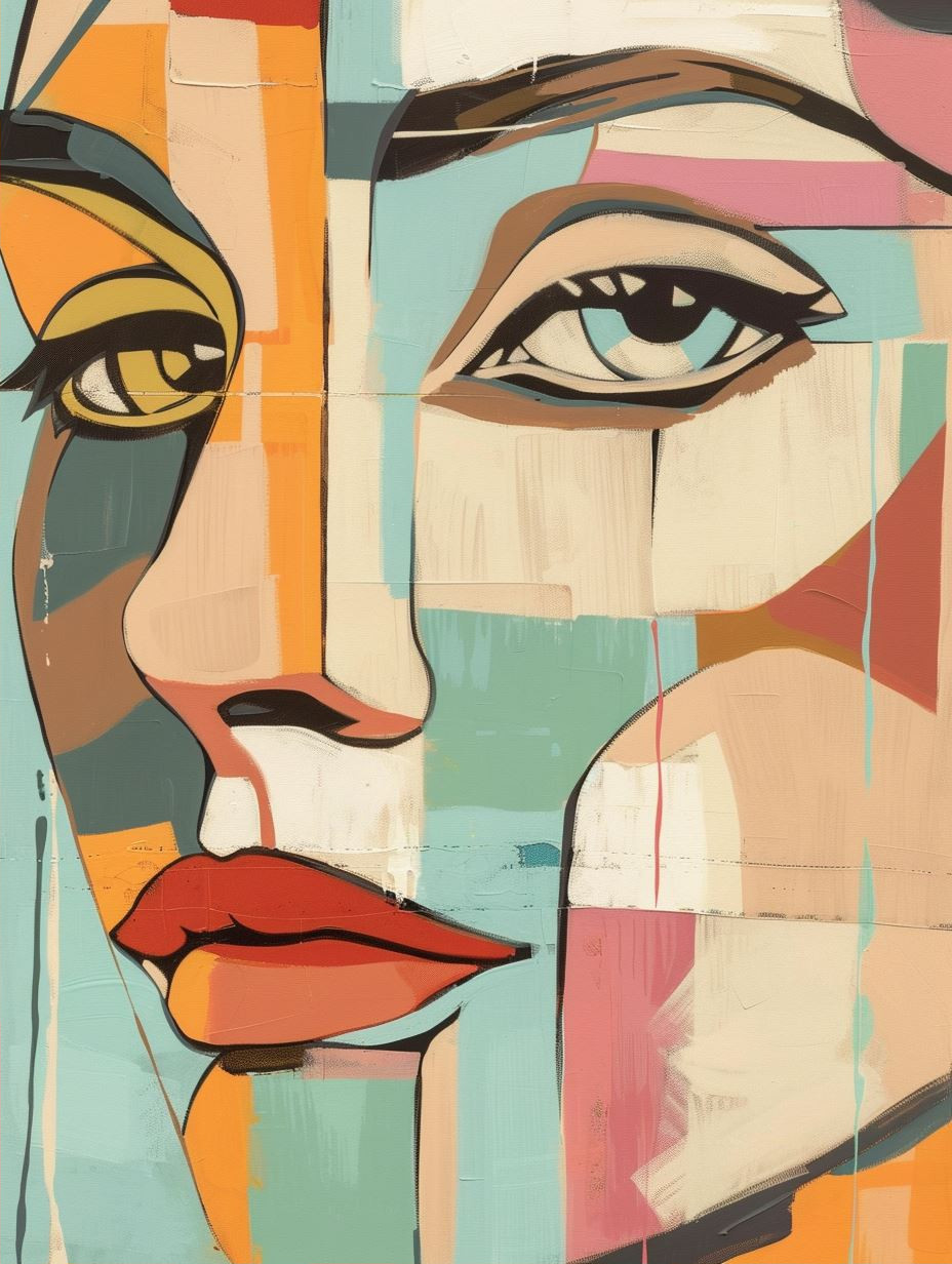 Fragmented Beauty: A Study in Color - Image 2