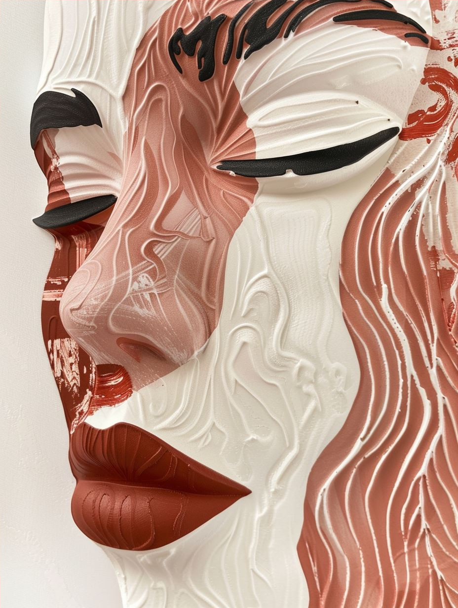 Surreal Fluid Portrait Fragments - Image 4