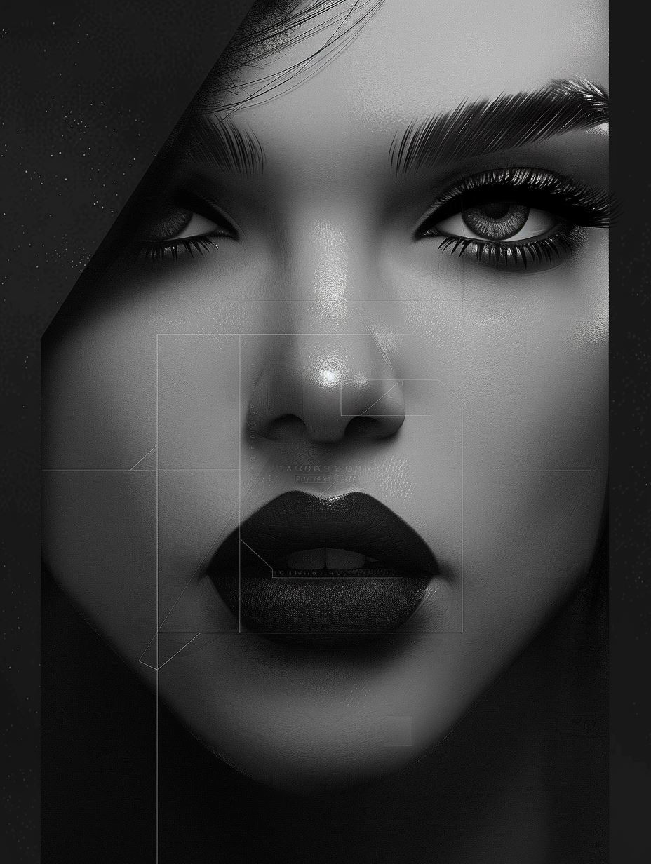 Noir Elegance Cinematic Portraits - Image 4
