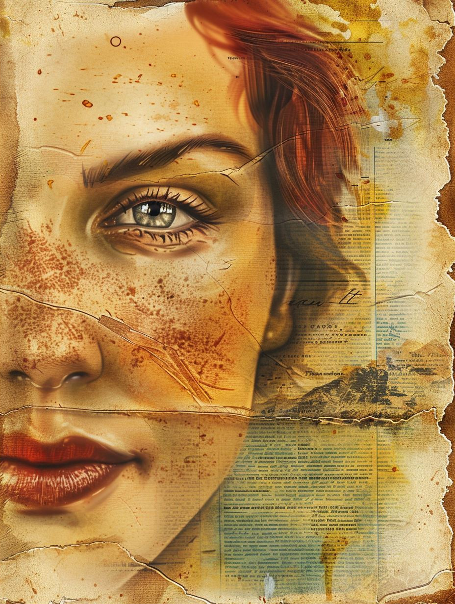 Vintage Parchment Portrait - Image 2