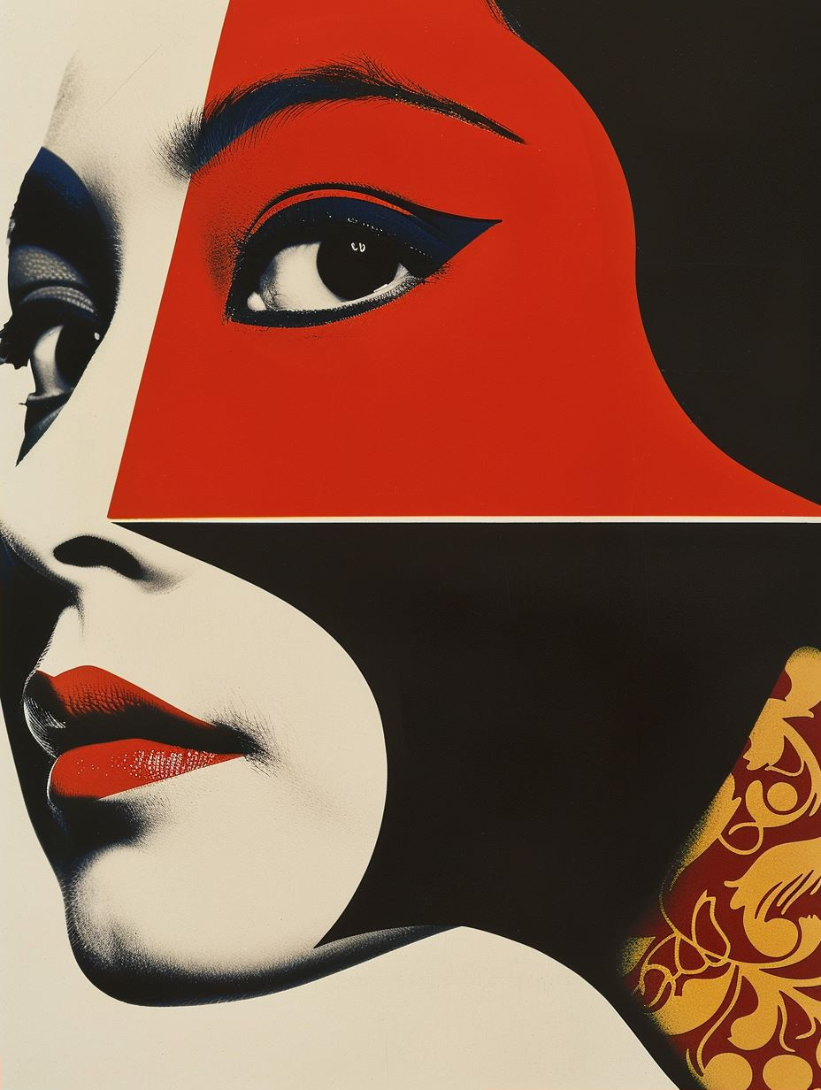 Crimson Gazes: A Study in Contrast - Image 2