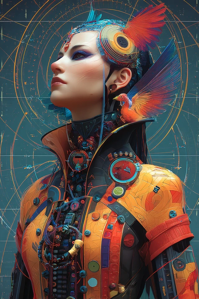 Celestial Cybernetic Muse - Image 1