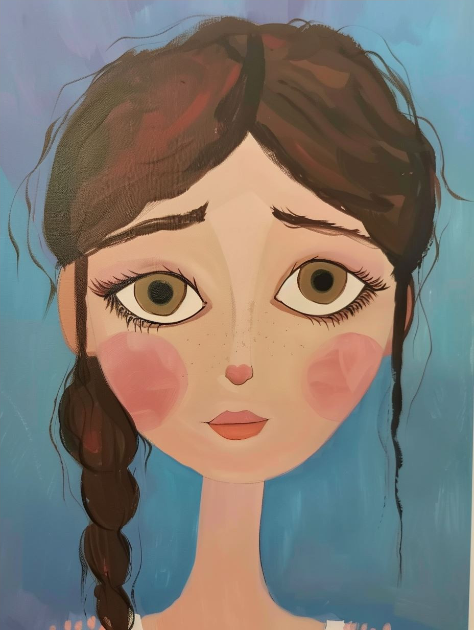 Soft Pastel Stylized Portrait - Image 4