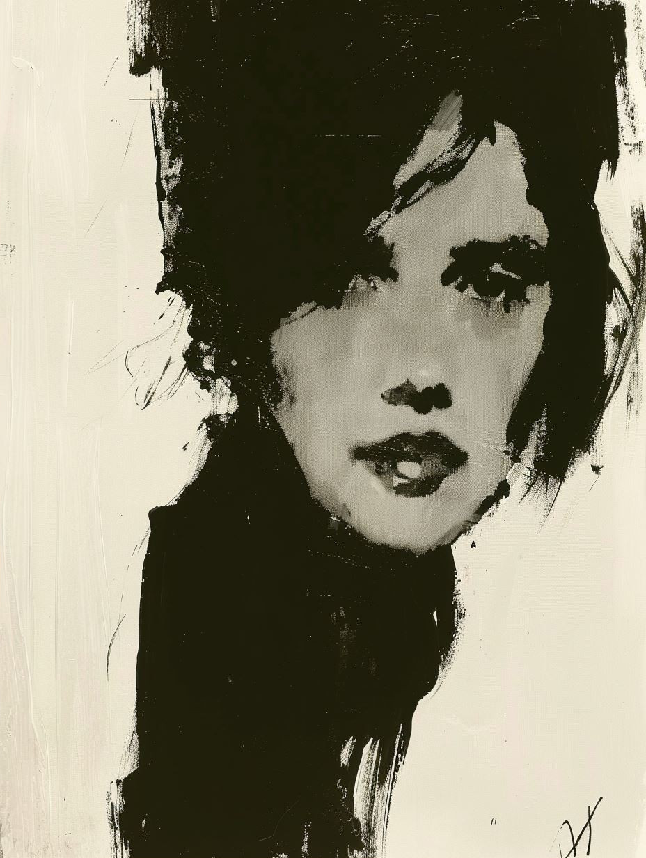 Moody Noir Ink Portraits - Image 2