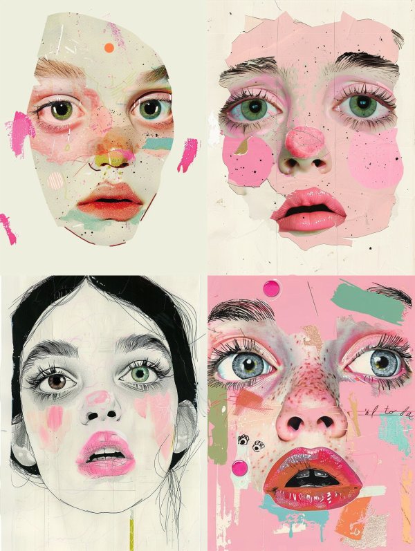 Fragmented Visions of Feminine Beauty
