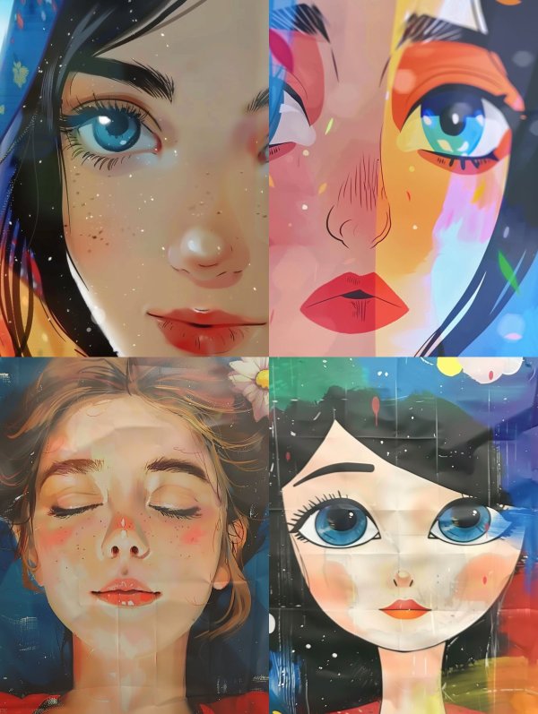 Ethereal Gaze of Starlit Dreams